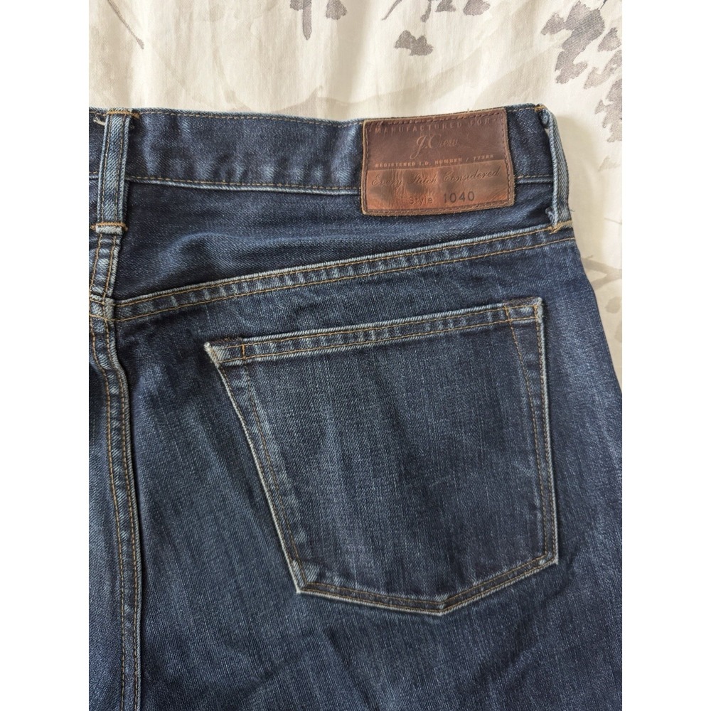 J Crew Jeans Every Stitch Considered 1040 Straight Taper Kaihara Japanese Denim